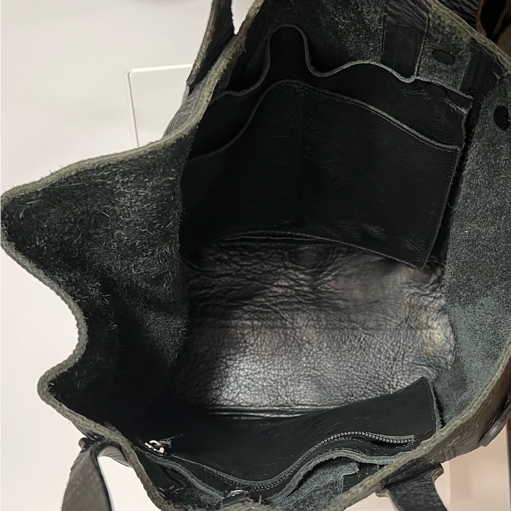 Hammitt Black Leather Tote Bag - Picture 5 of 6